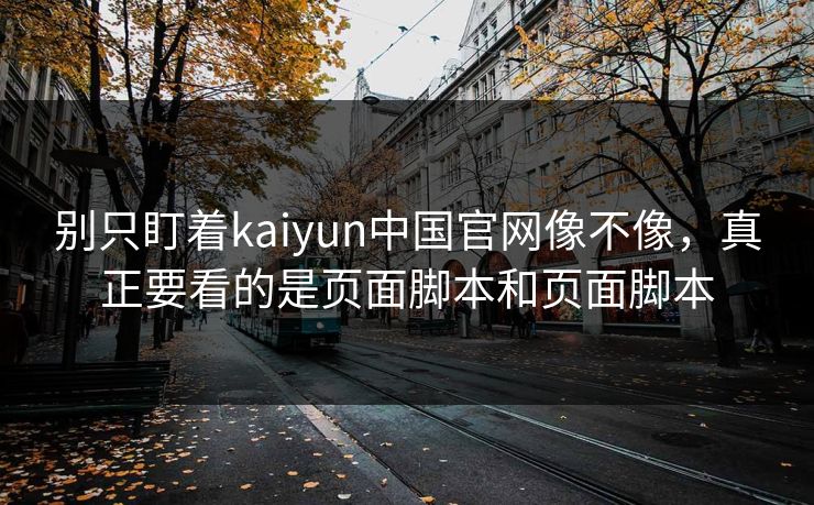 别只盯着kaiyun中国官网像不像，真正要看的是页面脚本和页面脚本